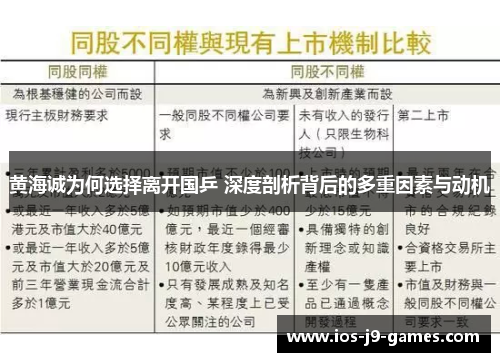 黄海诚为何选择离开国乒 深度剖析背后的多重因素与动机
